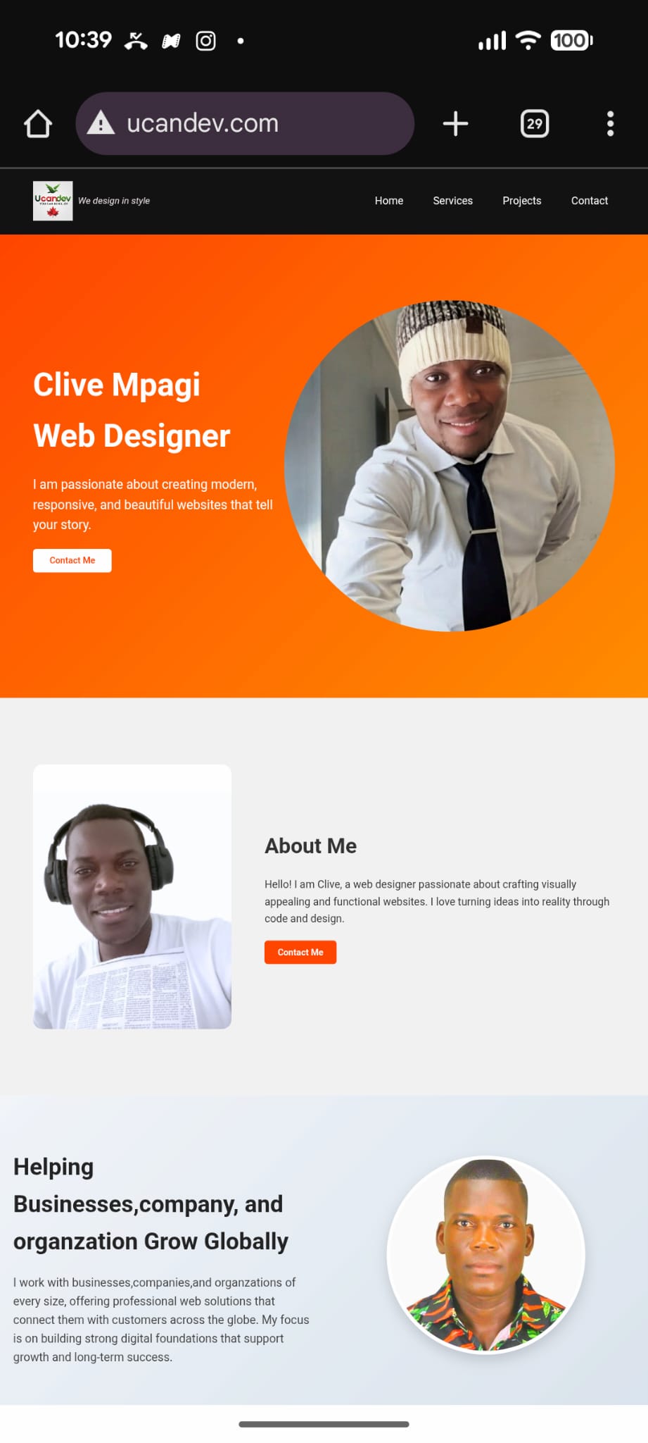Business website project