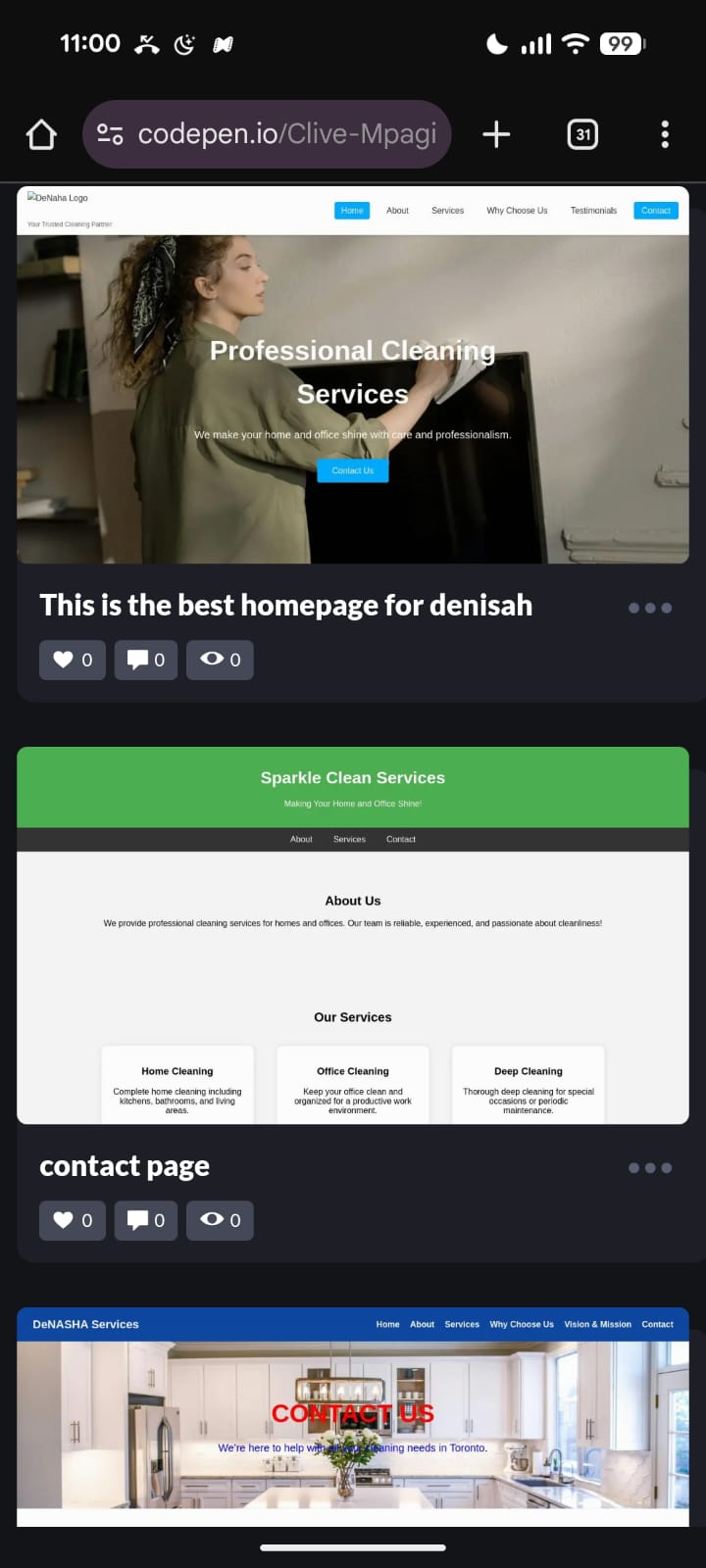 Education website project